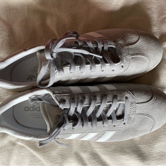 Grey Adidas gazelles - Picture 3 of 4